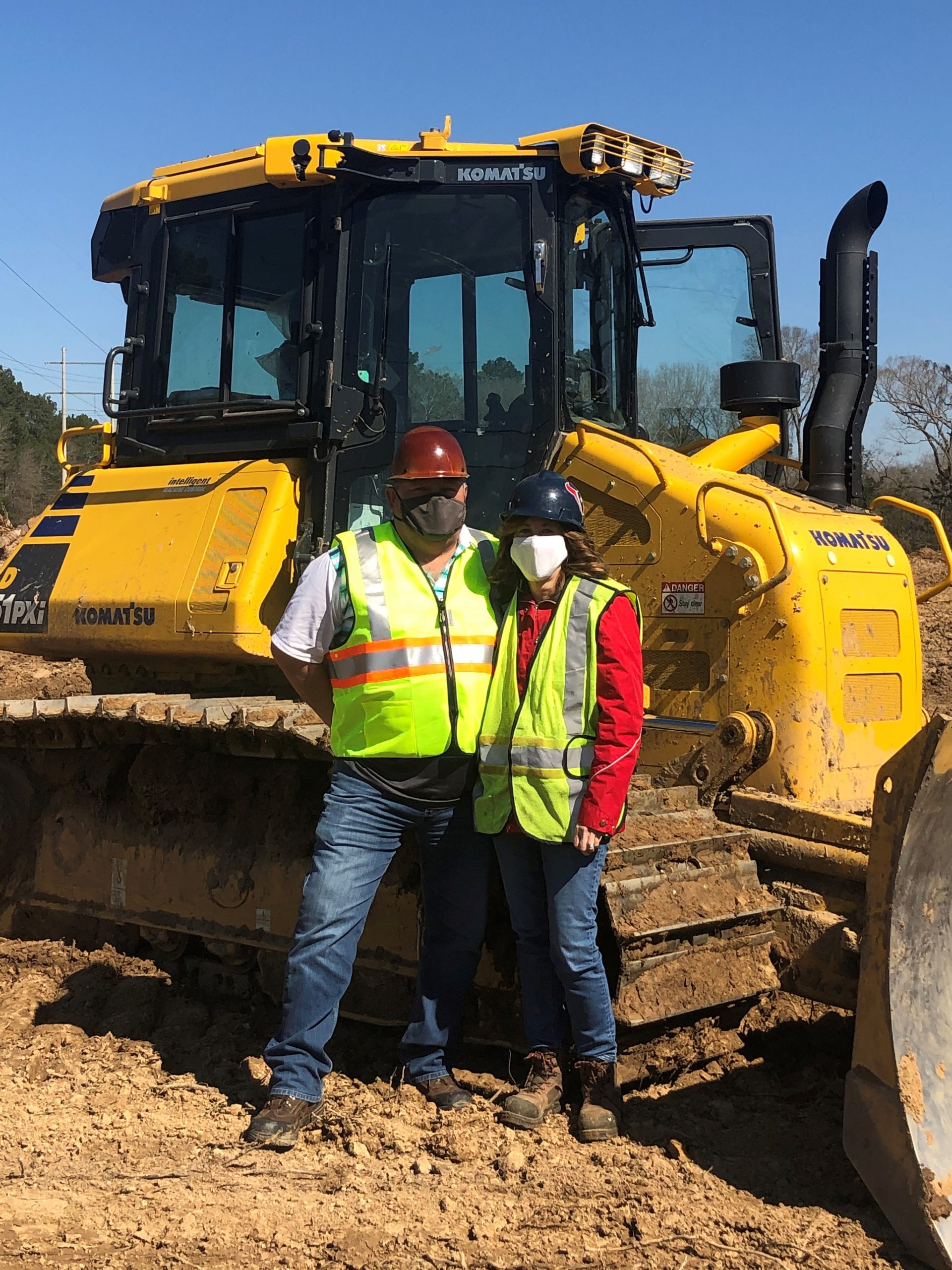 Garry & Tenia Breaking Ground